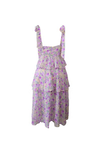 Sustainable Love in Florence Dress - Violet Peonies
