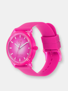 Ice-Watch Solar Power 017772 Pink Silicone Japanese Quartz Fashion Watch