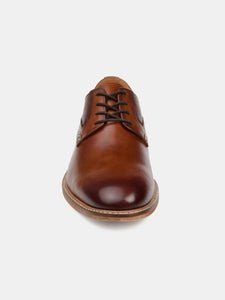 Clayton Wide Width Plain Toe Brogue Derby