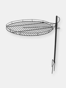 Cooking Grate for Fire Pit Steel Height-Adjustable - 24" Diameter