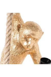George The Monkey Table Lamp UK Plug - 71cm x 46cm x 26cm