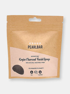 PearlBar Konjac & Charcoal Detoxifying Facial Sponge