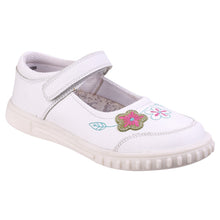 Load image into Gallery viewer, Childrens Girls Lottie Floral Touch Fasten Shoes