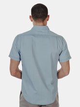 Load image into Gallery viewer, Chambray Short Sleeve Button Down Shirt
