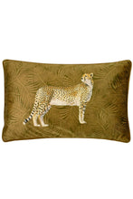 Load image into Gallery viewer, Paoletti Cheetah Forest Throw Pillow Cover (Gold) (One Size)