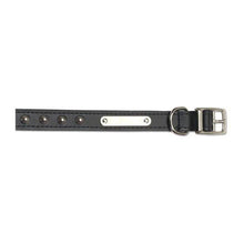 Load image into Gallery viewer, Ancol Leather Studded Dog Collar (Black) (22 Inch)