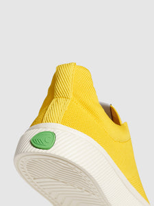 IBI Low Sun Yellow Knit Sneaker Women
