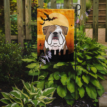Load image into Gallery viewer, 11 x 15 1/2 in. Polyester Halloween English Bulldog  Garden Flag 2-Sided 2-Ply