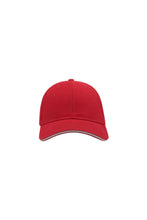 Load image into Gallery viewer, Liberty Sandwich Heavy Brush Cotton 6 Panel Cap (Pack Of 2) - Red
