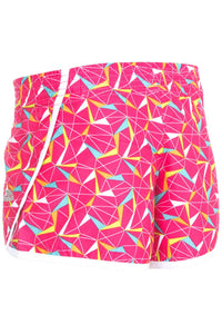 Trespass Childrens Girls Serve Shorts (Pink Lady Print)