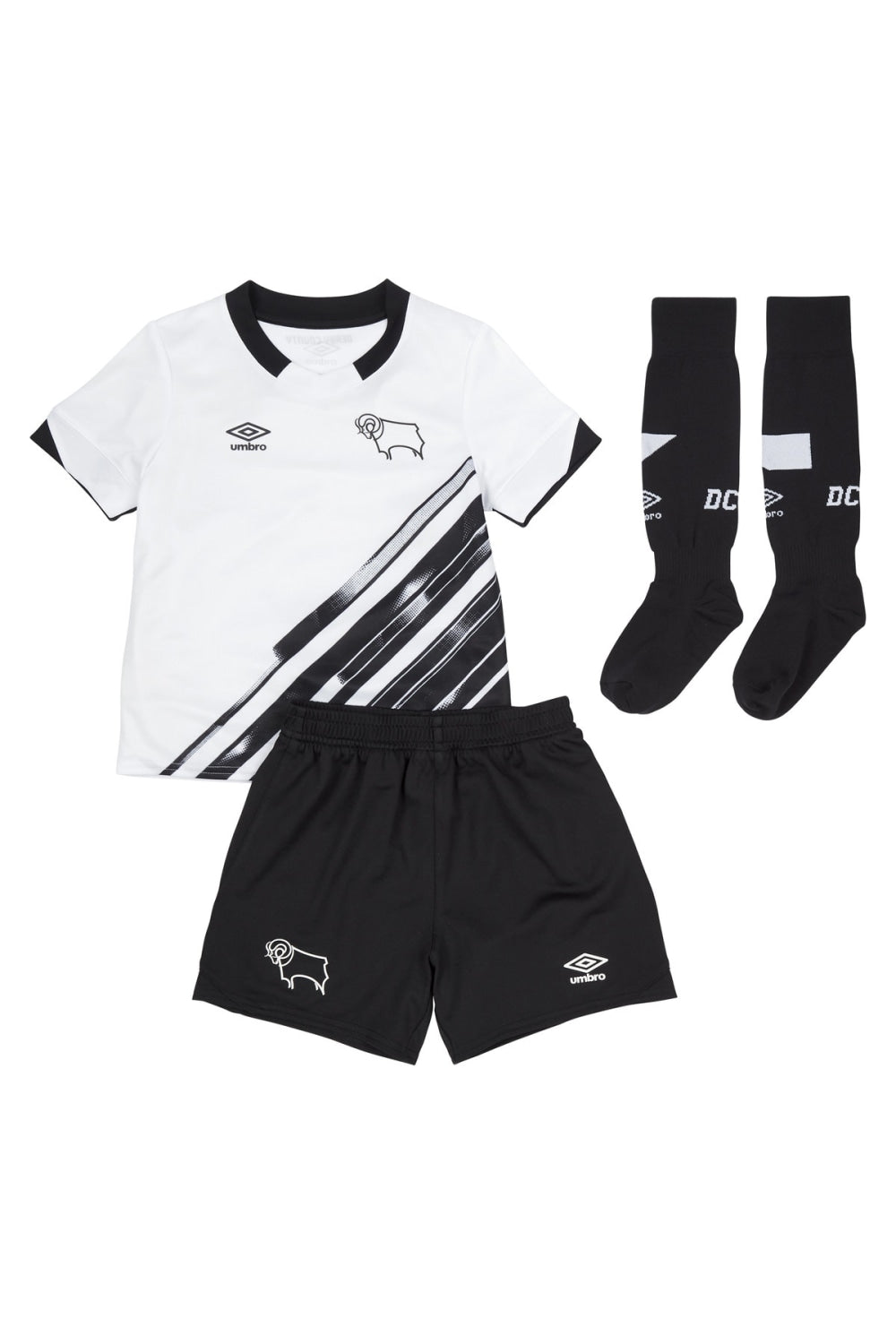 Childrens/Kids 22/23 Derby County FC Home Kit