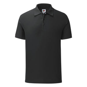 Fruit Of The Loom Mens 65/35 Tailored fit polo (Black)