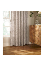 Load image into Gallery viewer, Furn Irwin Woodland Design Ringtop Eyelet Curtains (Pair) (Stone) (46x72in)