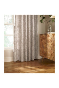 Furn Irwin Woodland Design Ringtop Eyelet Curtains (Pair) (Stone) (46x54in)