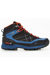 Mens Samaris Pro Waterproof Walking Boots - Dark Denim/Bright Orange