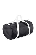 Load image into Gallery viewer, Packaway Barrel Bag/Duffel Water Resistant Travel Bag (8 Gallons) - Black / White