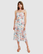Load image into Gallery viewer, Summer Storm Midi Dress - White