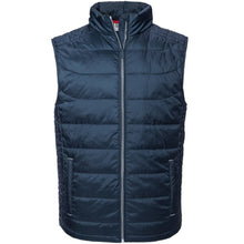 Load image into Gallery viewer, Russell Mens Nano Padded Bodywarmer (French Navy)