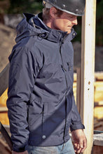 Load image into Gallery viewer, Stormtech Mens Hooded Beaufort 3-in-1 System Jacket (Waterproof &amp; Breathable) (Navy Blue)