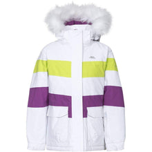 Load image into Gallery viewer, Trespass Childrens Girls Hawser Ski Jacket (White)