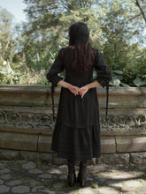 Load image into Gallery viewer, Lennox Dress in Black Linen
