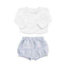 Load image into Gallery viewer, Boys White Shirt + Pale Blue Gift Set