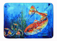Load image into Gallery viewer, 19 in x 27 in Scattered Red Fish Machine Washable Memory Foam Mat