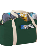 Load image into Gallery viewer, Bullet The Cotton Barrel Duffel (Green) (17.7 x 9.8 x 9.8 inches)