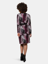 Load image into Gallery viewer, Kara Wrap Dress In Purple Potion