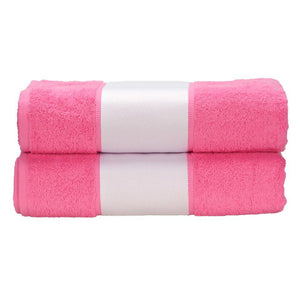 A&R Towels Subli-Me Bath Towel (Pink) (One Size)