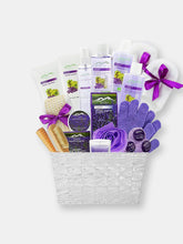 Load image into Gallery viewer, Grapeseed &amp; Lavender Deluxe XL Gourmet Spa Gift Basket