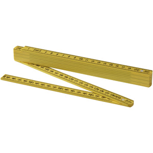 Monty 2M Foldable Ruler (Pack of 2) - Yellow