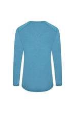 Load image into Gallery viewer, Womens/Ladies Discern Long Sleeve T-Shirt - Capri Blue