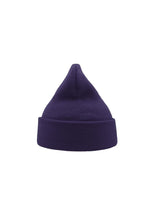 Load image into Gallery viewer, Atlantis Wind Double Skin Beanie With Turn Up (Purple)