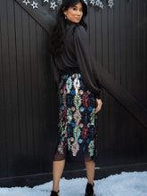 Load image into Gallery viewer, Tribal Shine Midi Skirt