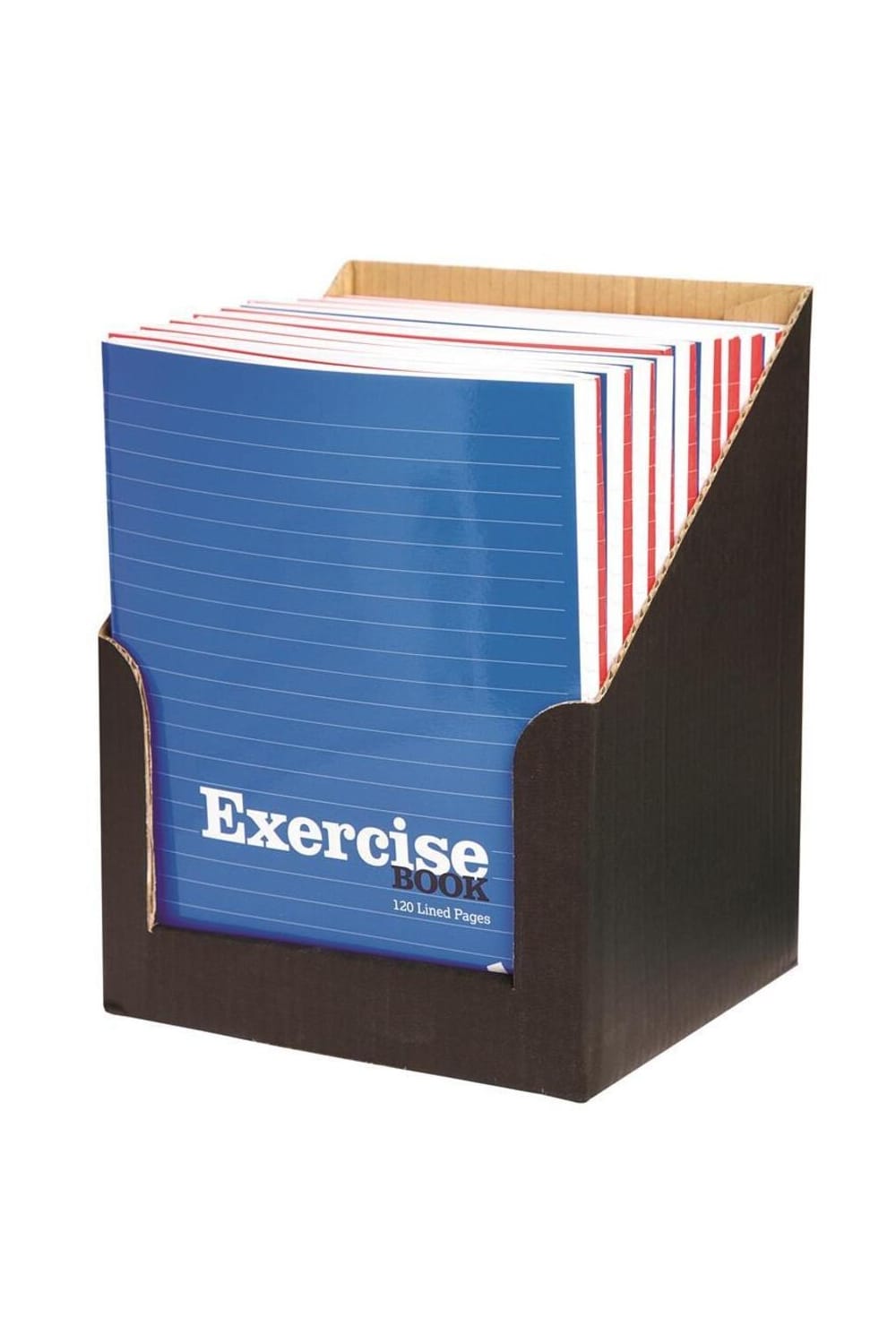 Silvine Exercise Ruled Notebook (Pack of 18) (Multicolored) (203mm x 165mm)