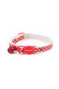 Ancol Heart Cat Collar (Red) (One Size)