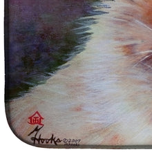 Load image into Gallery viewer, 14 in x 21 in Pomeranian Head Dish Drying Mat