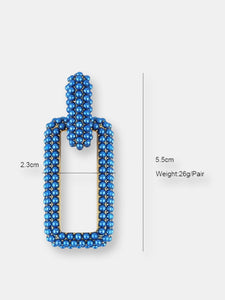 Chain Link Hoops - Blue