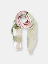 Load image into Gallery viewer, Color Block Striped Scarf