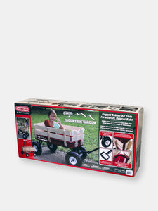 Duncan Mountain Wagon - Pull-along Wagon for Kids With Wooden Panels