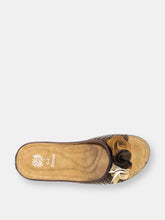 Load image into Gallery viewer, Juliet Bronze Wedge Sandals