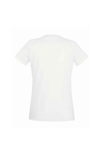 Fruit Of The Loom Ladies/Womens Performance Sportswear T-Shirt (White)