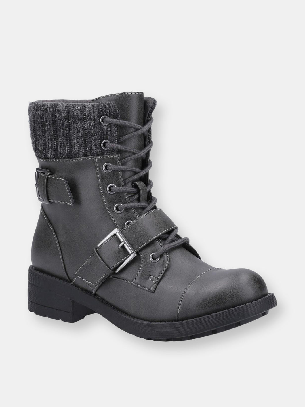Womens/Ladies Travis Ankle Boots (Gray)
