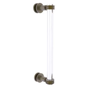 Allied Brass Clearview Collection 18 Inch Single Side Shower Door Pull with Dotted Accents