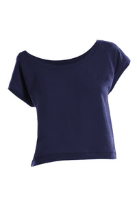 B&C Paradise Womens/Ladies Short Sleeve Fashion Sweatshirt (Pacific Deep Blue)