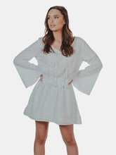 Load image into Gallery viewer, Bell Sleeve Mini Dress