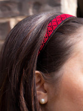 Load image into Gallery viewer, Red Tatreez Headband