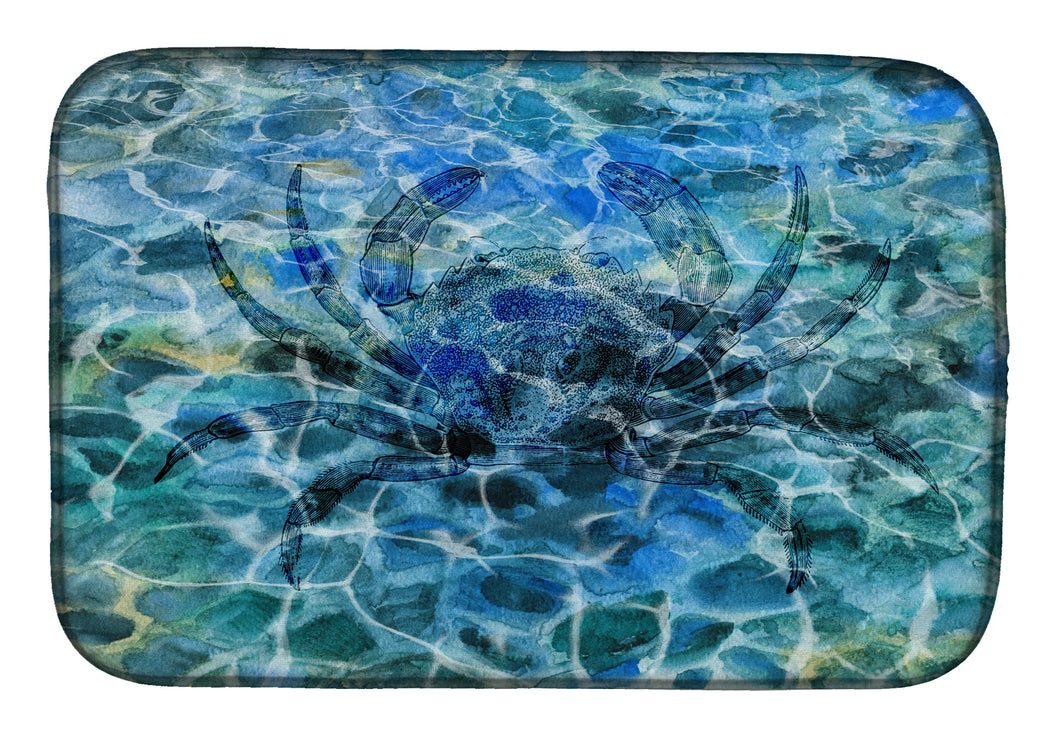 14 in x 21 in Crab Under water Dish Drying Mat