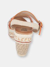 Load image into Gallery viewer, Cheri Orange Platform Wedge Sandals